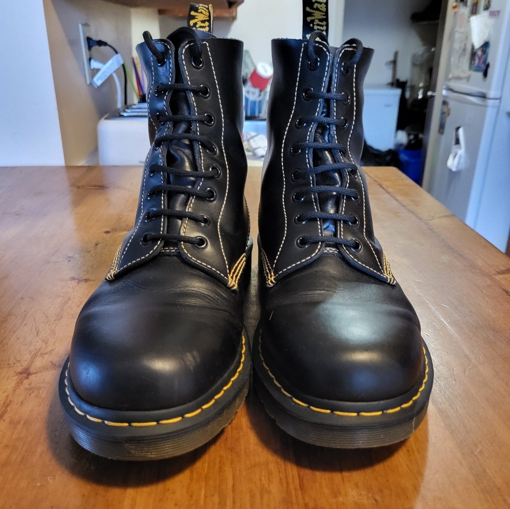 Dr. Martens Black Pascal Atlas 1460 Boots 13m